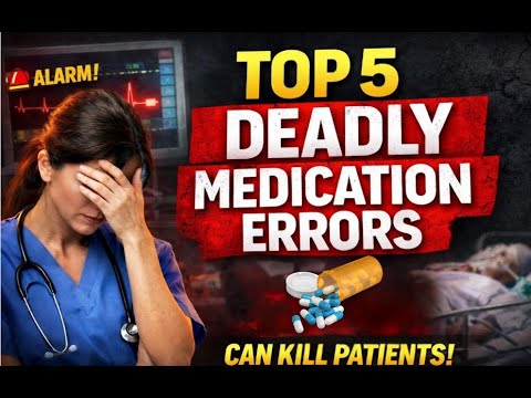 Top 5 Deadly Medication Errors That Can Kill Patients | Nurses Must Know