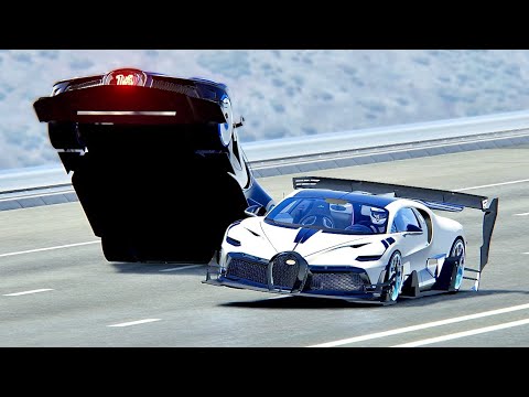Bugatti Divo GTR vs Bugatti Black Devil VGT - Drag Race 20 KM