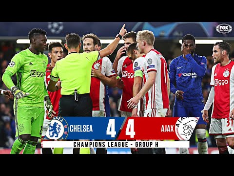 Chelsea vs Ajax 4-4 2019, Two red cards in two minutes