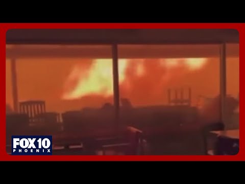 Palisades Fire: Men trapped inside home