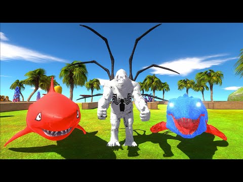 FPS AVATAR DEATH RUN with ALL WEAPONS & HP BAR - Animal Revolt Battle Simulator ARBS