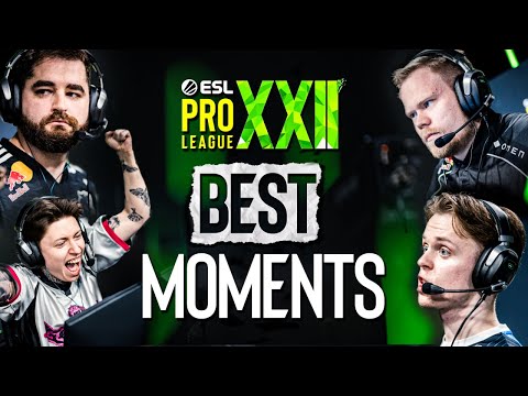 BEST MOMENTS of ESL Pro League Season 22 Stage 1 | CS2