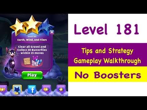 Bejeweled Stars Level 181 Tips and Strategy Gameplay Walkthrough No Boosters