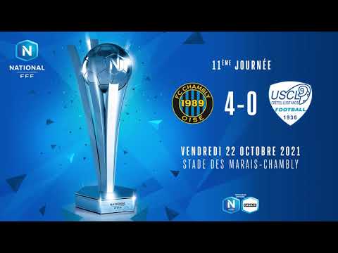 Résumé | FC Chambly-Oise 4-0 US Créteil-Lusitanos | J11 National 2021/2022