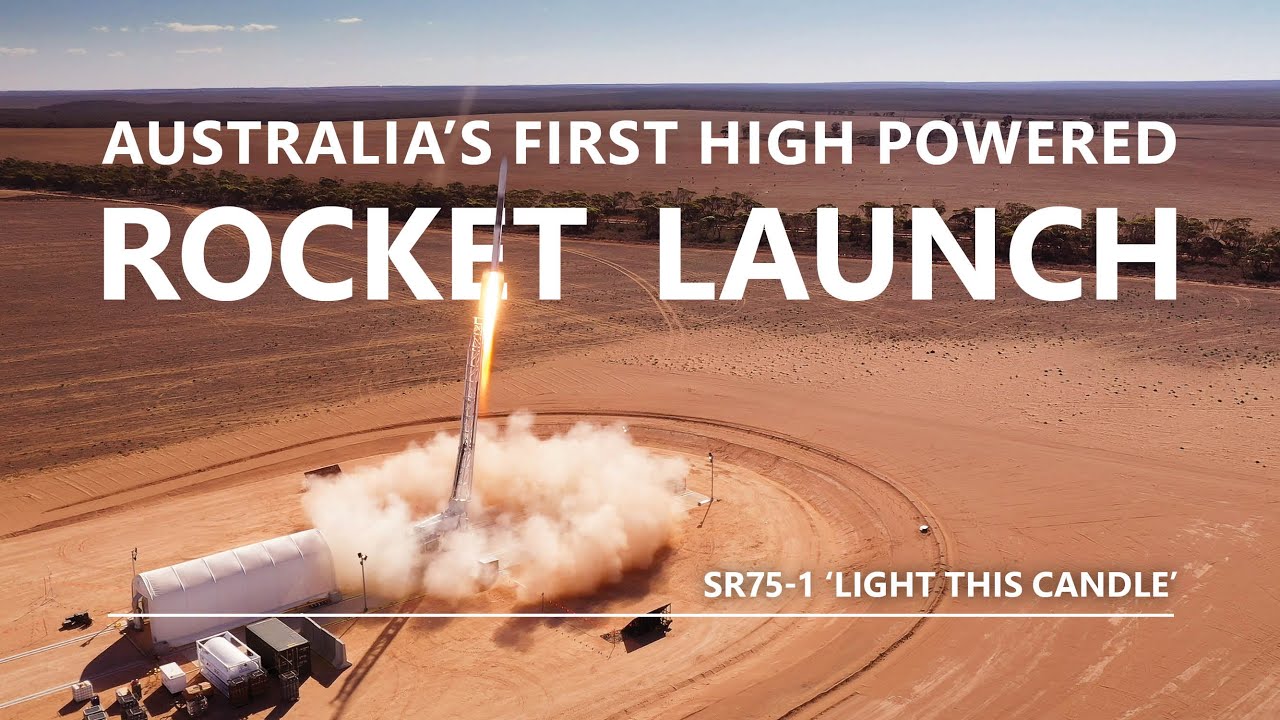 The launch of the SR75-1 'Light this Candle' mission