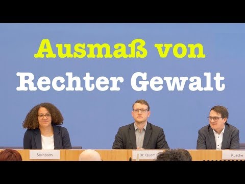Zum Ausmaß rechter Gewalt in Deutschland - Komplette BPK vom 2. April 2019