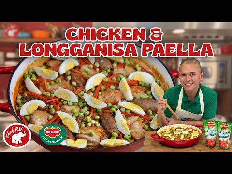 CHICKEN AND LONGGANISA PAELLA ❤