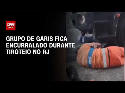 Grupo de garis fica encurralado durante tiroteio no Rio de Janeiro | CNN NOVO DIA