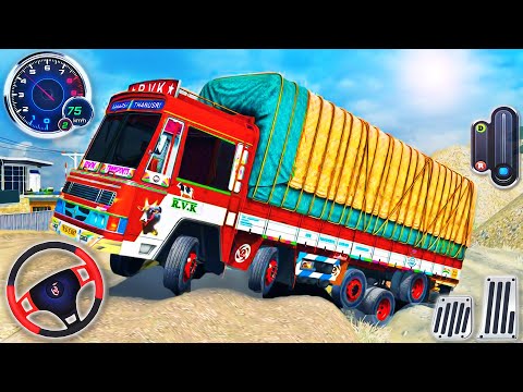 Offroad Indian Truck Driver Simulator - Real Cargo Mountain Truck Driving - Android GamePlay #2