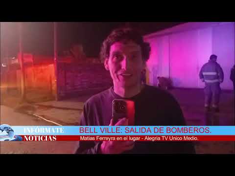 SALIDA DE BOMBEROS, QUEMA RESTO DE PODA. #infórmate #noticias #bellville #bomberosvoluntarios