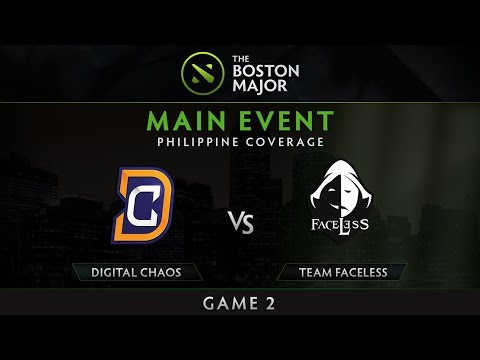 Digital Chaos vs Faceless| Boston Major | Playofffs | Game 2