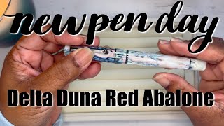 #NewPenDay! Delta Duna x Atlas Stationers Red Abalone: Unboxing First Impressions | Anita Anglin