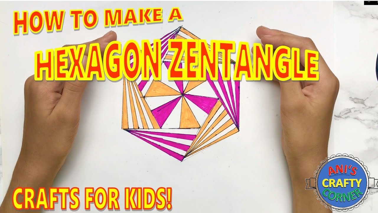 Making a Hexagon Zentangle!