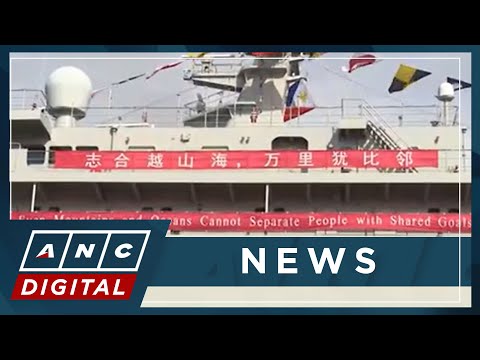 Chinese navy training ship docks in Manila for four-day goodwill visit