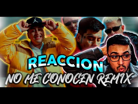 REACCION , NO ME CONOCEN (REMIX) - BANDIDO, DUKI, REI, TIAGO PZK (VIDEO OFICIAL)