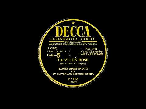 Louis Armstrong - La Vie En Rose ( 1950 )