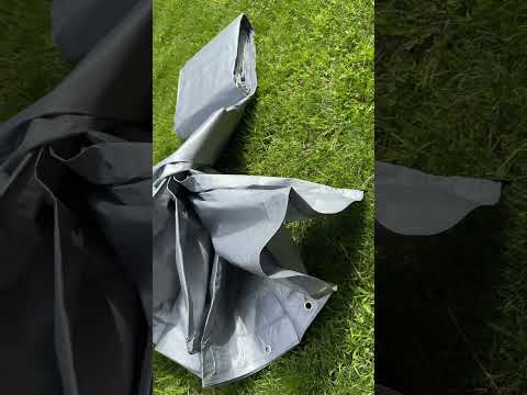 Тент Plandeka Mochnа 110 гр/м2 10х15 м Серый Тент для дачи Высококачественный защитный тент - фото 1 - id-p2624252946