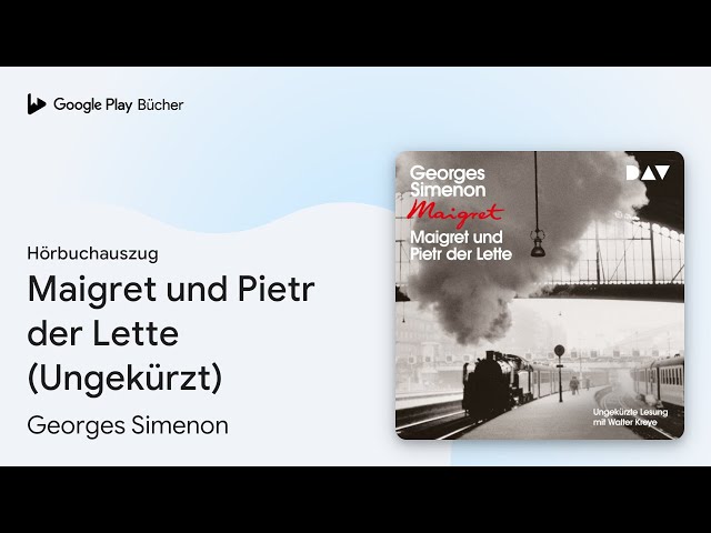 Vídeo relacionado con Pietr, el Letón: (Los casos de Maigret) (Narrativa del Acantilado nº 33)