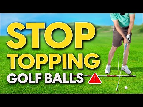 How to STOP TOPPING the Golf Ball and Hit The Ball PURE Every TIME!