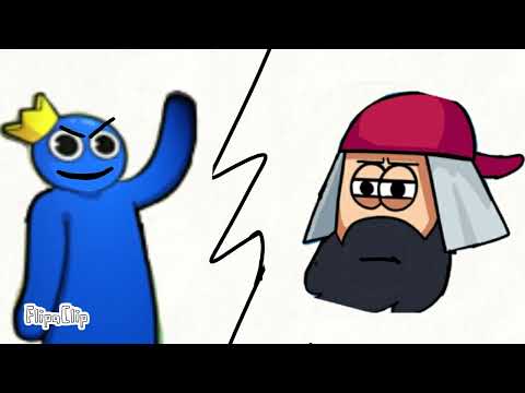 Animação Mussoumano vs azul babão do Roblox