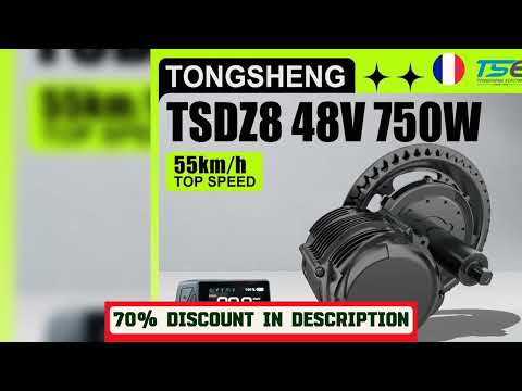 A must-have product! Tongsheng TSDZ8 48V 750W Mid Drive Motor Ebike Kit Electric Bicycle Ebike Con