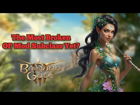 Most Power Subclass Ever? | Dawnflower | War Dancer Mod Build | Baldur's Gate 3 Guide