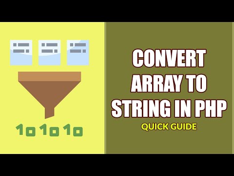 Php Convert Array To String In Seconds Implode Method Explained