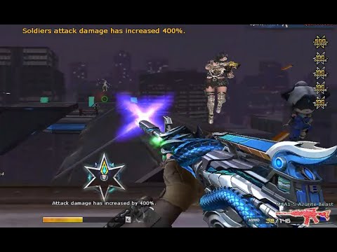 Crossfire NA ( Đột Kích Bắc Mỹ  ) 2.0 : M4A1 AZURITE Beast - Hero mode X - Zombie V4