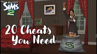 20 CHEATS A SIMS 2 PLAYER NEEDS TO KNOW | The Sims 2 Guide ✨