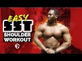 Easy SST shoulder workout • Nezeer Adams • African Bodybuilder