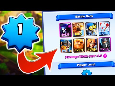 1 ЛВЛ ПРОТИВ 9 РАРОК НА 3300 КУБКОВ | 1 ЛВЛ РАШИТ 11 АРЕНУ | Clash Royale