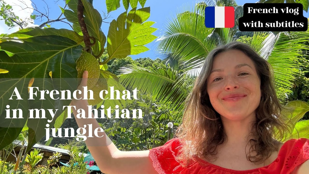 🇫🇷 A French Q&A in my Tahitian jungle during a power cut 🥥🌴