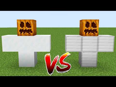 All Snow Golems VS All Iron Golems Battle Minecraft