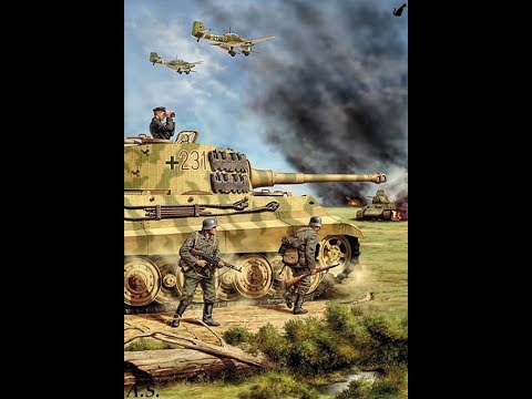 SS German Panzer Division counter attacks at Normandy