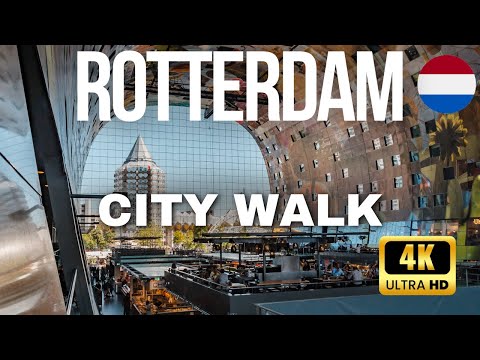 🇳🇱 ROTTERDAM NL City Centre Walking Tour 4K | Modern Architecture & Urban Design | June 2025