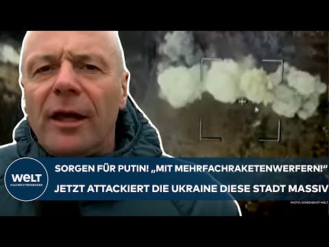 PUTINS KRIEG: "Mit Mehrfachraketenwerfern!" Diese russische Stadt wird jetzt massiv attackiert!