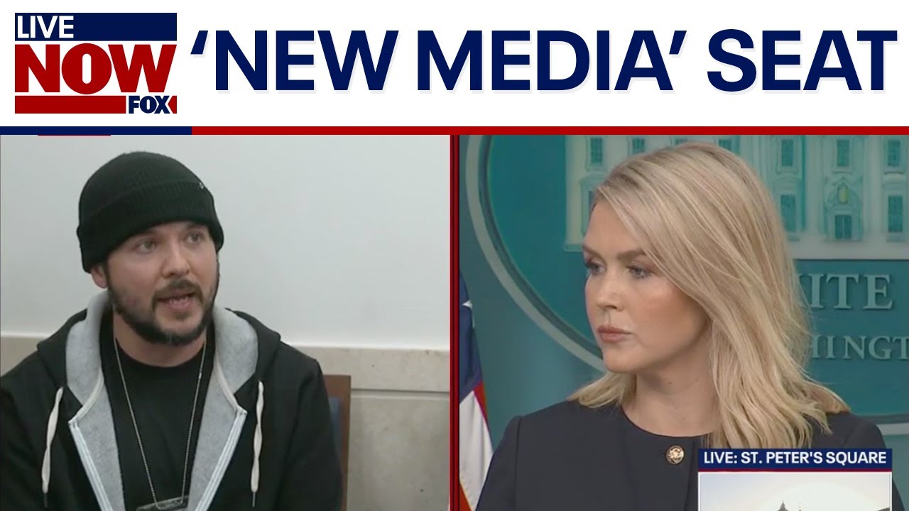 Podcaster Tim Pool asks about legacy press "disparaging" the new media seat at the White House