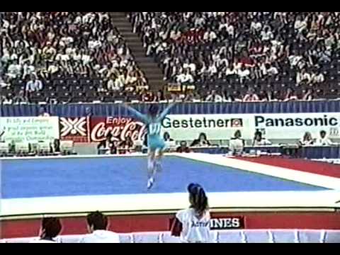 9th Team PRK Kim Gwang Suk FX - 1991 World Gymnastics Championships 9.712