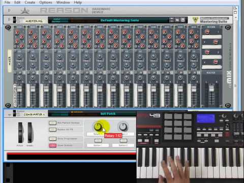 Propellerhead Reason 4 Tutorial Combinator Overview Basic Split Layer