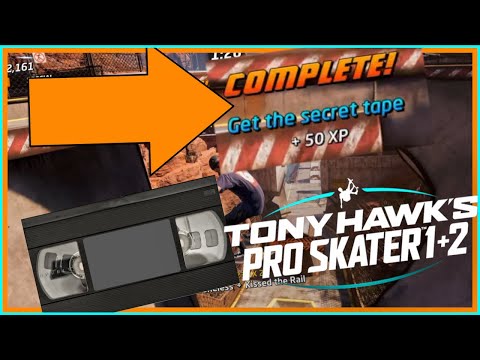 Get / Find The Secret Tape on Downhill Jam - Secret Tape location - Tony Hawk Pro Skater 1 + 2 #THPS
