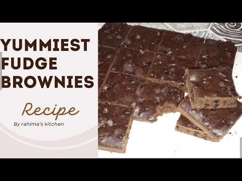 Easiest fudge brownie recipe 😍 by rahima's kitchen