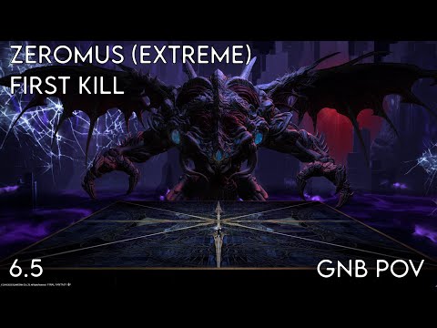 FFXIV OST Zeromus First Kill (Extreme) - The Abyssal Fracture [6.5] | GNB PoV