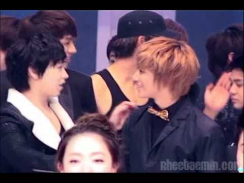 {MUST WATCH} 101230-31 Taemin with his hyungs +  Sweet OnTaeKey FAMILY HUG fancam
