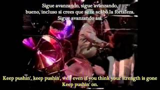 REO Speedwagon - Keep pushin&#39; subtitulado en español e inglés