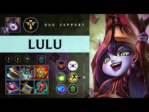 Lulu Support vs Vel'Koz - KR Grandmaster Patch 26.02