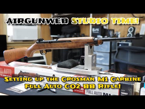 M1 Carbine Full Auto! - Setting up the CO2 Powered Crosman Full Auto M1 Carbine