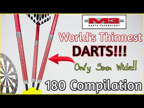 180 Compilation With 5mm Wide Darts - M3 Advanced Multi Ringed Darts