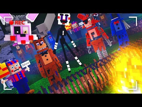 APOCALYPSE OF FNAF 2 MINECRAFT | CHALLENGE OF THE BASE VS APOCALYPSE IN MINECRAFT