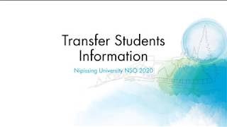 Transfer Students Information