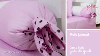 Kit Cama Babá Mimos Rosa | Ref: 54207